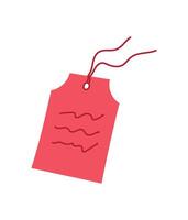 Cute pink valentine card with heart and handwritten message. Flat note for love celebration, romance, and happy expression. Ideal for gifting on special days uplifting sentiments. vector