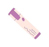 Colorful flat highlighter and marker stationery for writing notes or reminders. Simple and cute icon represents creative stationery. Ideal for enthusiasts note vector