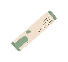 Marker pen in flat style simple doodle pattern on stationery note. Creative message icon for correspondence, ideal for handmade cards and invitations, perfect communication and notes. vector