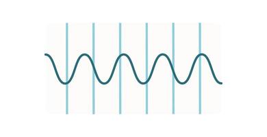 Digital representation of sleep cycles data. Simple chart illustrates analysis of sleep patterns. Graph presents various phases rest, conveying essential information. Ideal for educational context, vector