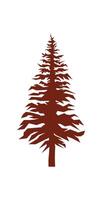 Abstract pine tree vector