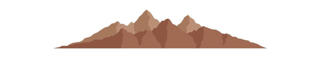 Abstract rock top vector