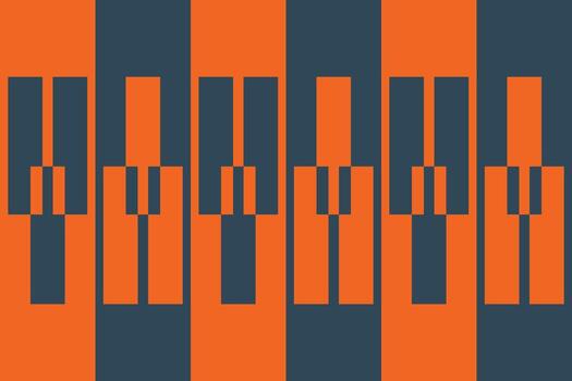 Rectangle Shapes Orange Color Abstract Background vector