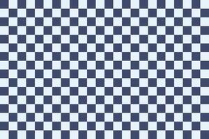 A blue and white checkered fabric background vector