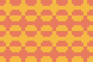 An orange and yellow rectangle checkered pattern vector