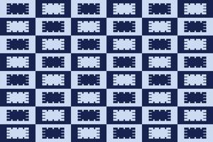 A blue and white pattern with rectangles vector