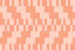 A pattern of orange squares on a light pink background vector
