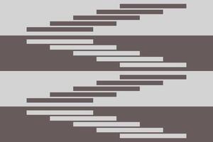 Brown rectangle striped pattern with stairs vector