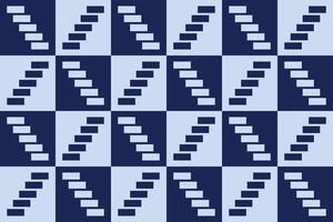 A blue checkered pattern with squares vector