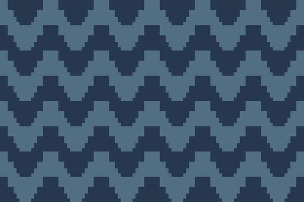 A blue and gray chevron seamless pattern