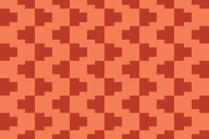 An orange and brown pattern with rectangles and squares vector