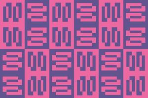 A pink and purple seamless pattern with rectangles vector