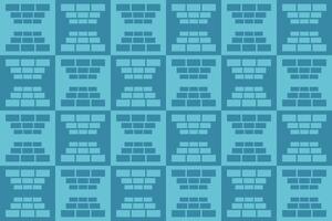 A blue and white pattern with rectangles on it vector
