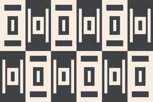 Black and grey pattern with rectangles vector
