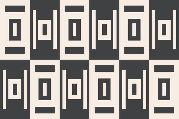 Black and grey pattern with rectangles
