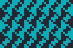 Blue and black pattern with squares vector