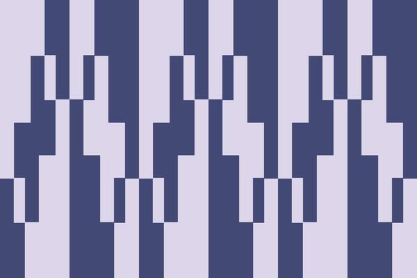 A blue and white striped pattern with diagonal lines