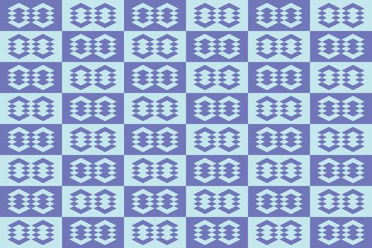 Blue and white pattern with a large number of small squares vector