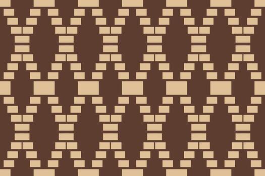 A brown and beige pattern with squares and rectangles background vector