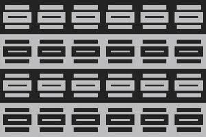 A black and white pattern with rectangles on it vector