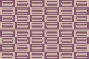 A purple and beige geometric pattern with rectangles vector