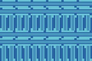 A blue and white striped rectangle geometric pattern vector