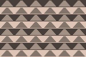 A pattern with brown rectangle triangles shapes on it vector