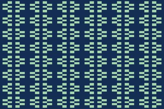 A blue and green pattern with rectangles abstract background vector
