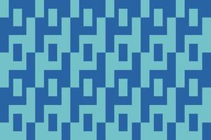 A blue and white pattern with rectangles geometric background vector