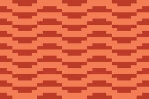 An orange and red chevron rectangle geometric pattern vector