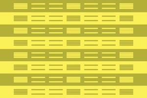 A yellow and green striped rectangle geometric pattern vector