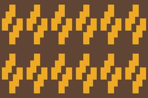 A brown and yellow pattern with a lightning bolt vector