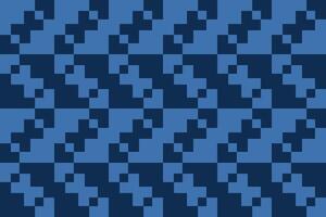 A blue and black checkered square and rectangle pattern vector