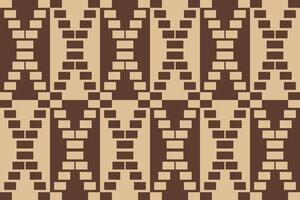 Square Shapes Dark Brown Colors Geometric Background vector
