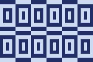 A blue and light blue checkered geometric pattern vector