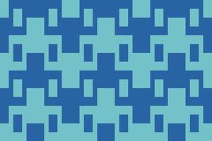 A blue and white pattern with squares and rectangles vector