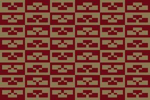 A red and gold pattern with squares vector