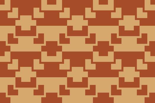 cuadrado y rectángulo formas y diseños marrón colores geométrico modelo antecedentes vector