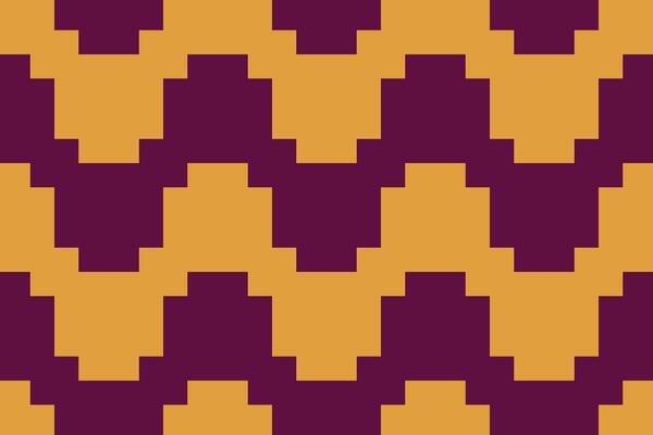 A purple and gold chevron pattern
