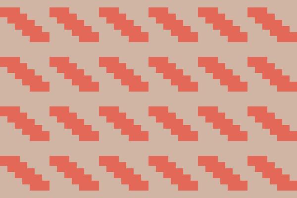 Stairs and Rectangle Shapes and Designs Orange Colors Geometric Pattern Abstract Background Geometric Background