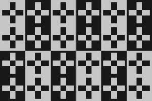 A black and gray checkered pattern with squares vector