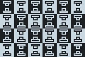 A black and gray pattern with squares and rectangles vector