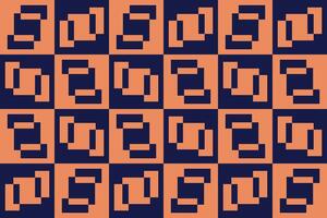 Square and Rectangle Shapes and Designs Brown and Blue Colors Geometric Pattern Abstract Background Geometric Background vector