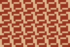 A red and beige pattern with rectangles vector