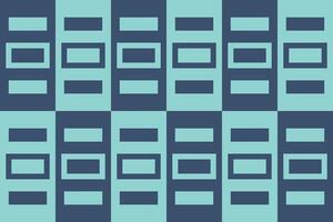 Blue and green pattern with squares vector