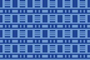 A blue pattern with squares and rectangles vector