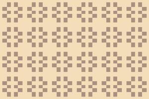 A pattern with squares on a beige background vector
