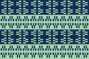Green and blue pattern with squares vector