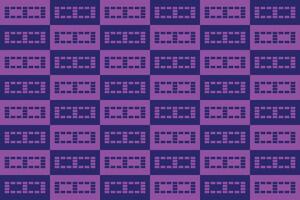 A purple and blue pattern with squares vector