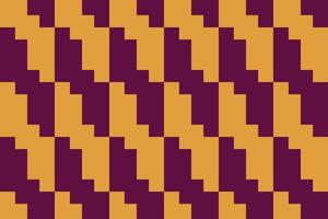 A pattern of squares in maroon and gold vector